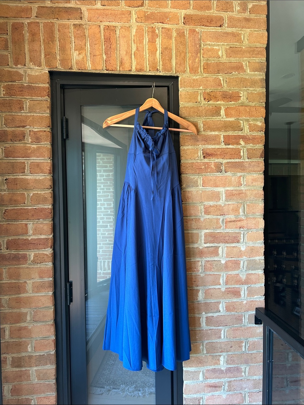 RIHOAS Deep Blue Lace-Trim maiden-bust dress, small. Great dress—nice material. - Picture 2 of 6